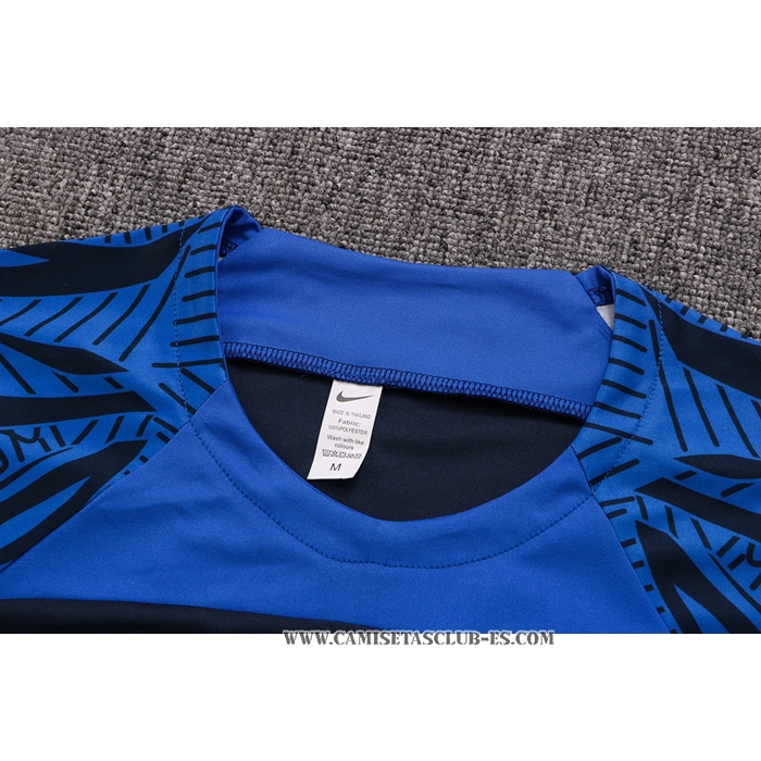 Chandal del Paises Bajos 22-23 Manga Corta Azul - Pantalon Corto